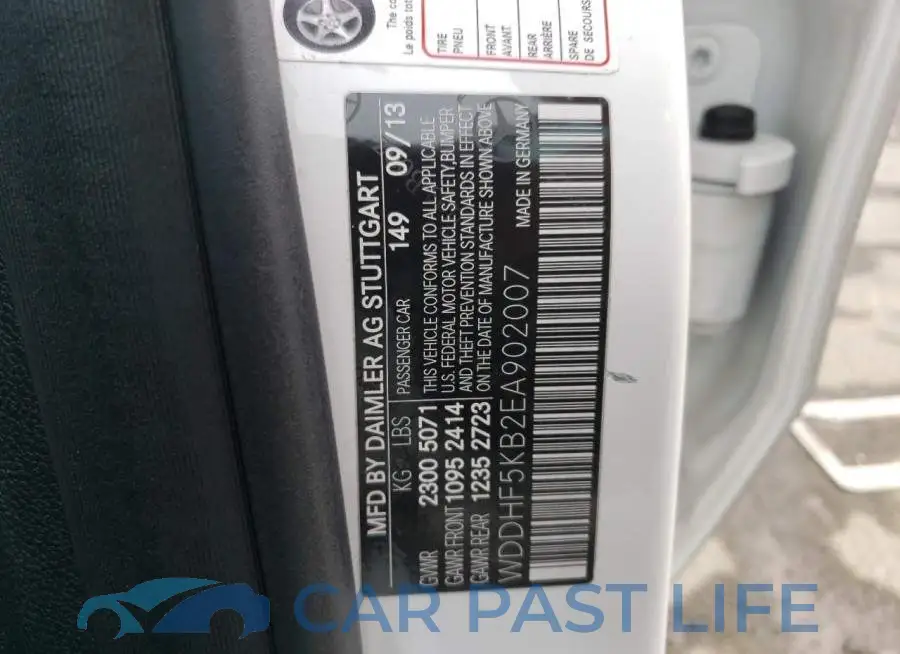 WDDHF5KB2EA902007# 13