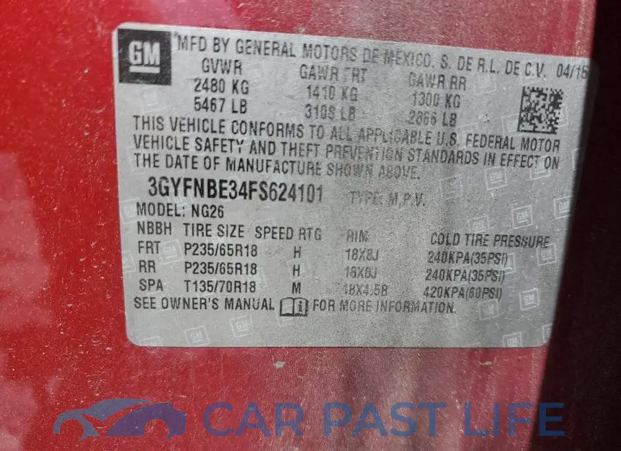 3GYFNBE34FS624101# 13
