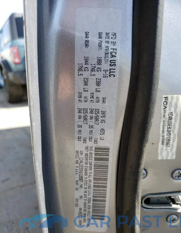 1C4NJDEB3HD139967# 13