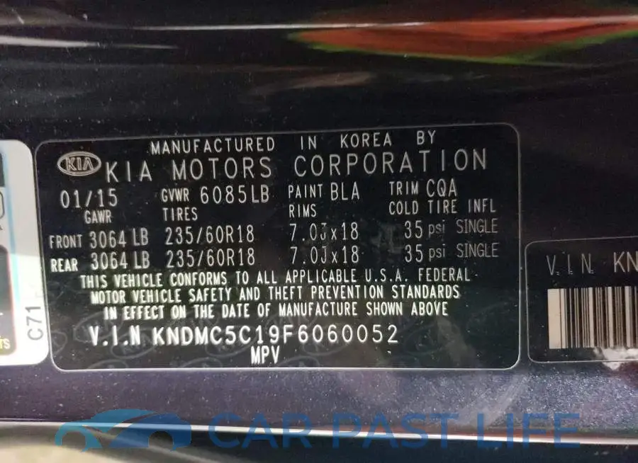 KNDMC5C19F6060052# 13
