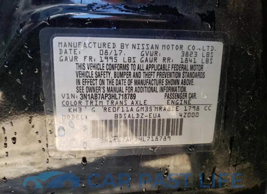 3N1AB7AP3HL718789# 12
