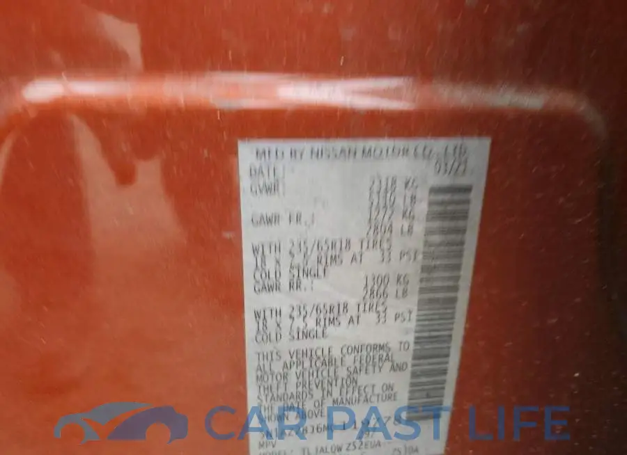 5N1AZ2BJ6MC119778# 13