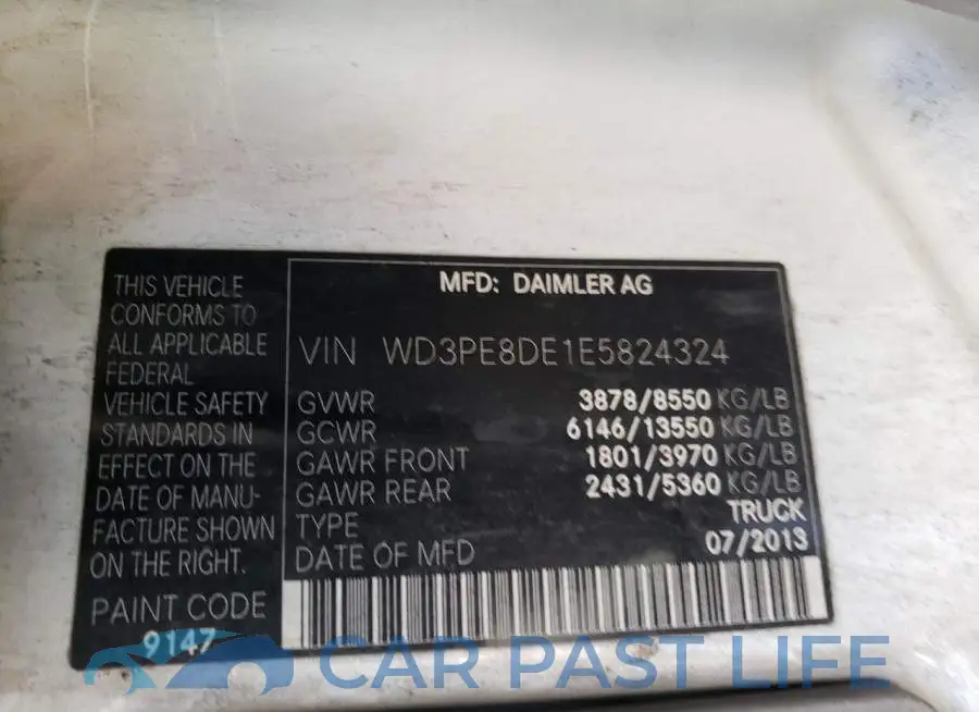WD3PE8DE1E5824324# 12