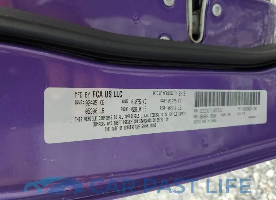2C3CDXCT5JH315121# 12