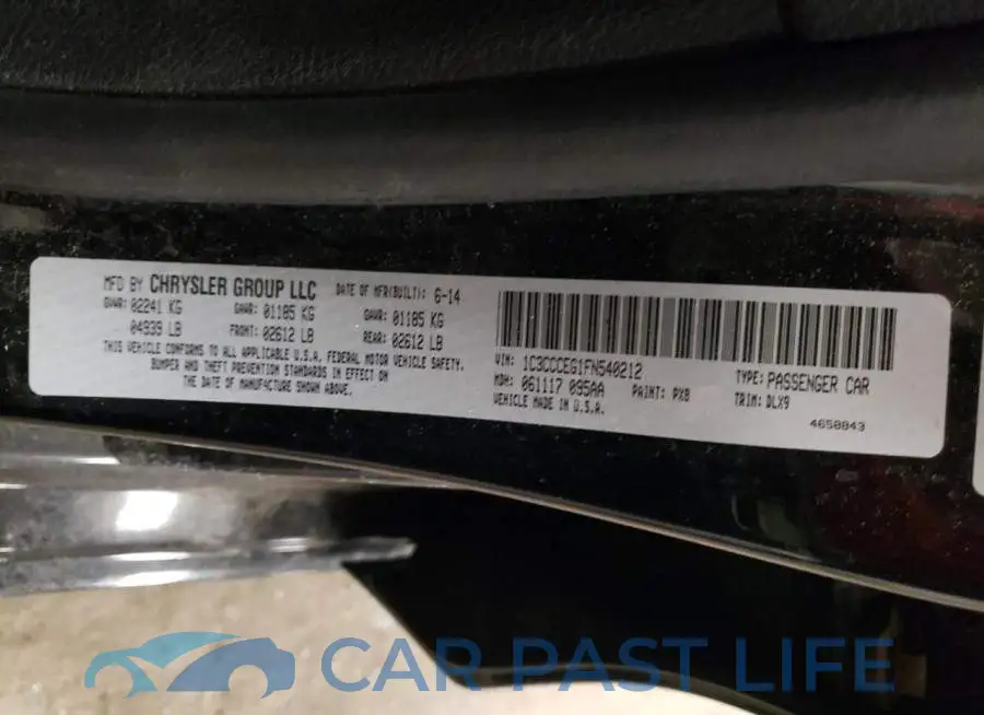 1C3CCCEG1FN540212# 13