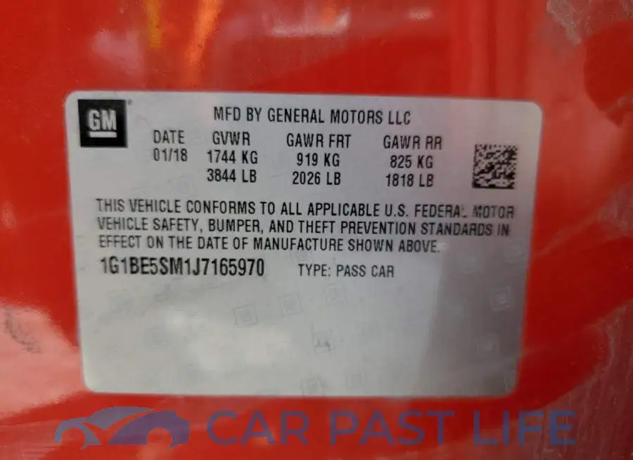 1G1BE5SM1J7165970# 12