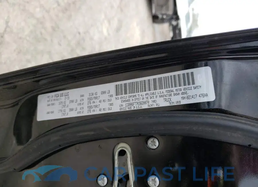 1C6RR6FT7KS620070# 13