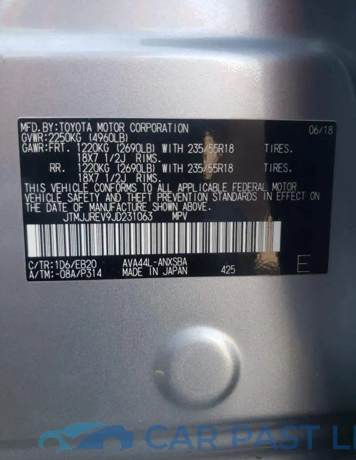 JTMJJREV9JD231063# 13