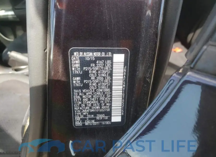 JN8AF5MV1GT652158# 12