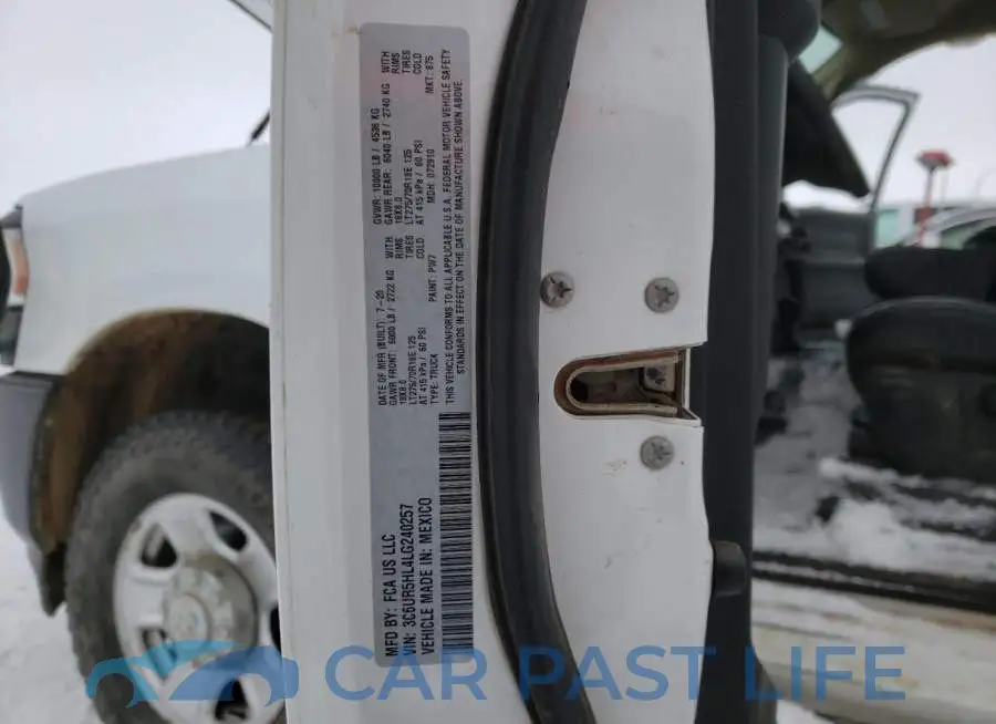 3C6UR5HL4LG240257# 12