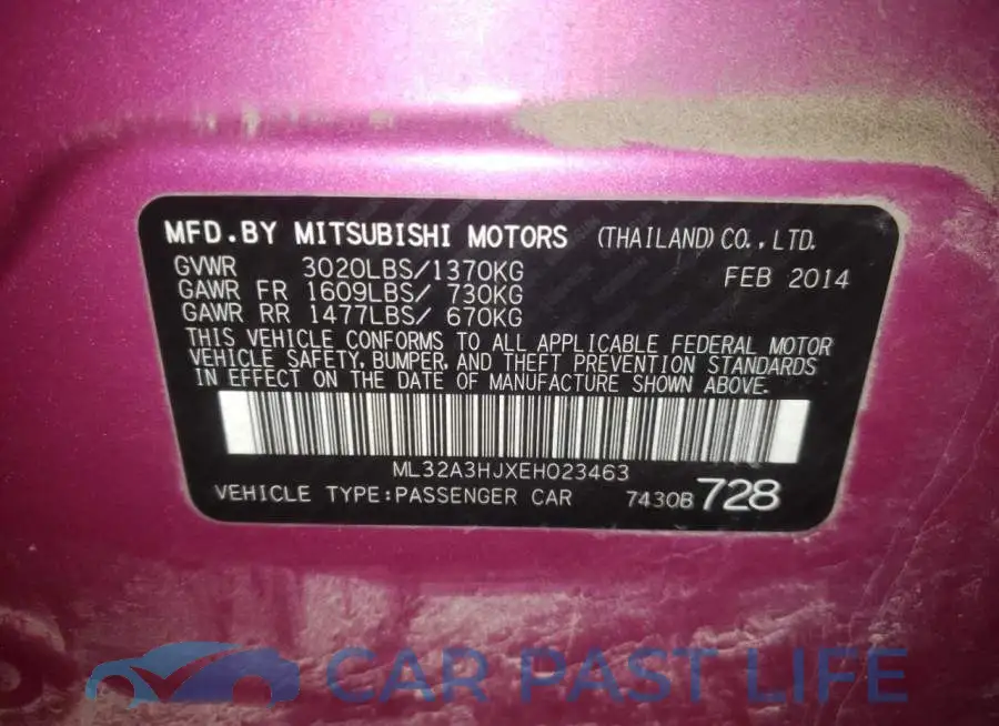 ML32A3HJXEH023463# 10
