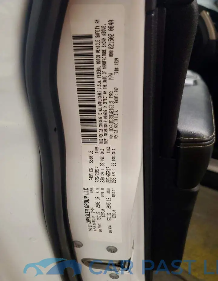 1C4PJMCS5EW216219# 12