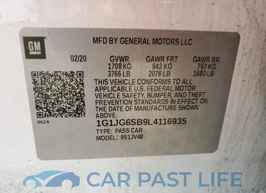 1G1JG6SB9L4116935# 12