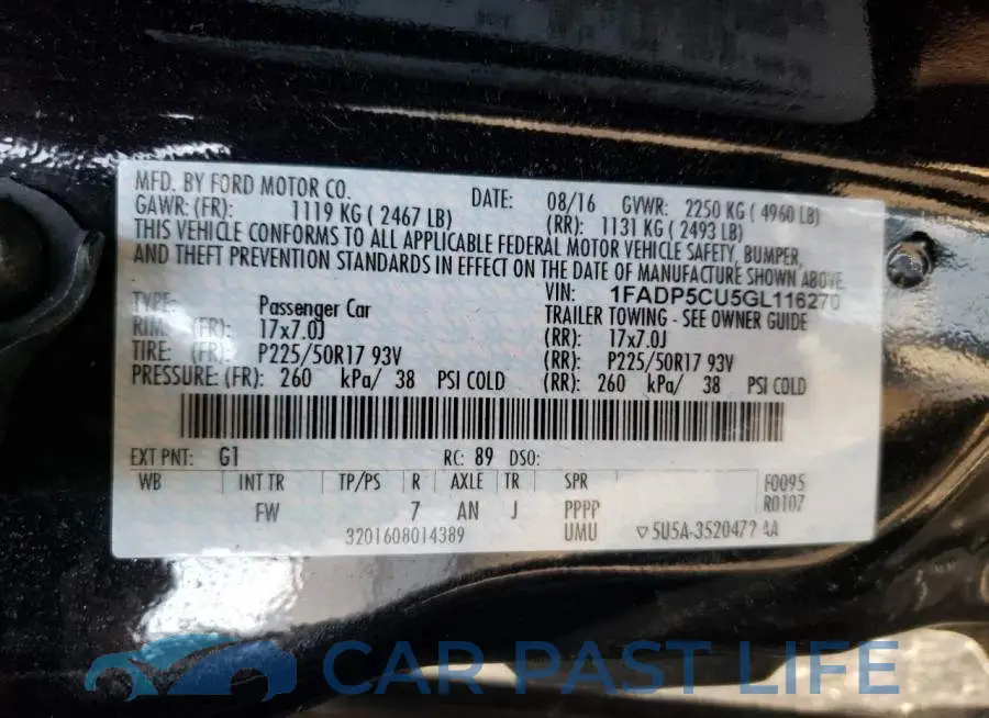 1FADP5CU5GL116270# 13