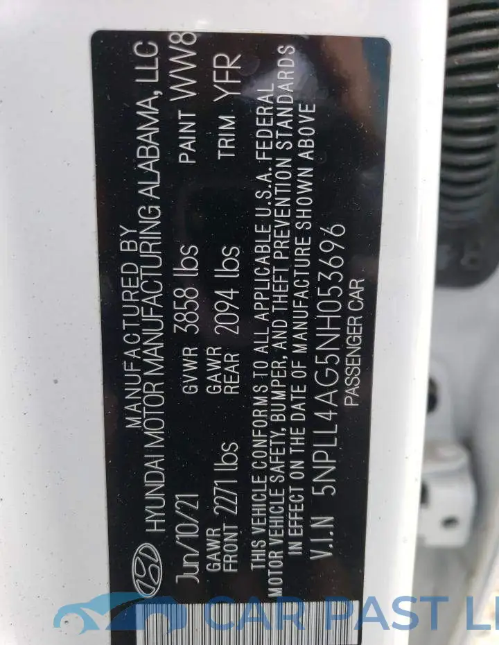5NPLL4AG5NH053696# 13