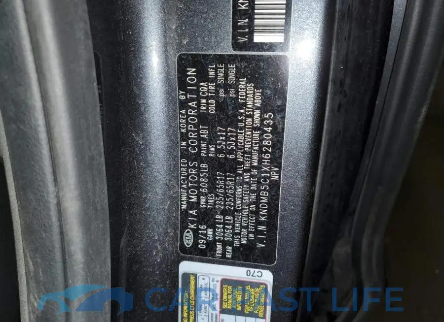 KNDMB5C1XH6280435# 13