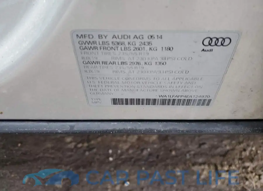 WA1LFAFP4EA124970# 13