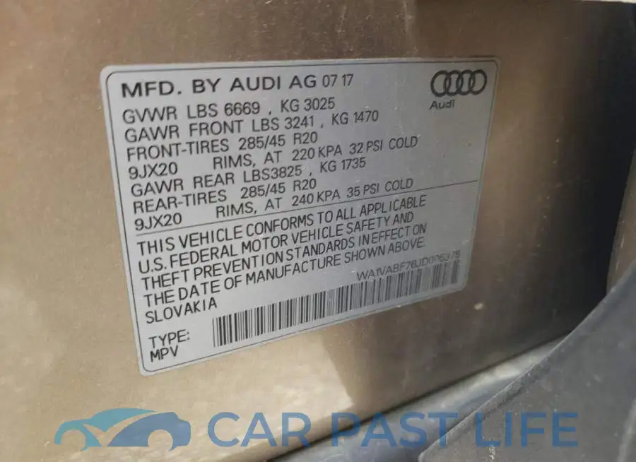 WA1VABF76JD006375# 13
