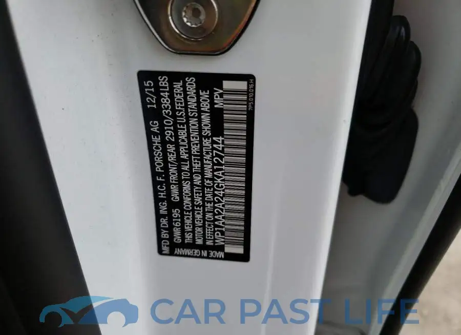 WP1AA2A24GKA12744# 13