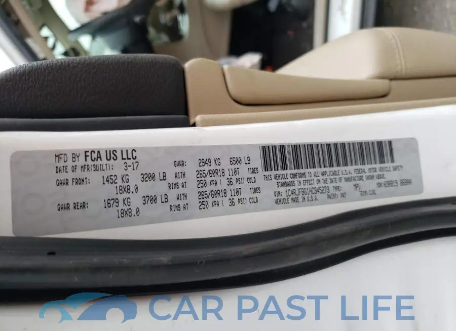 1C4RJFBG1HC845273# 13