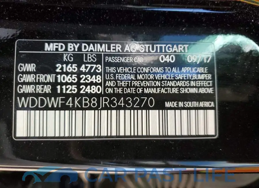 WDDWF4KB8JR343270# 12