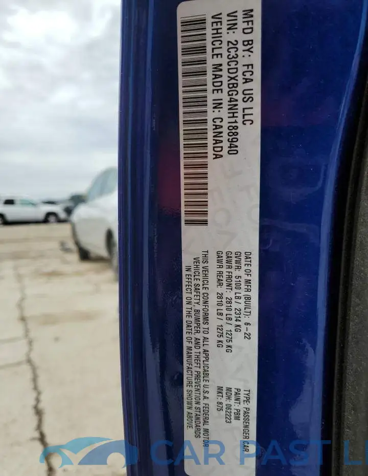 2C3CDXBG4NH188940# 13