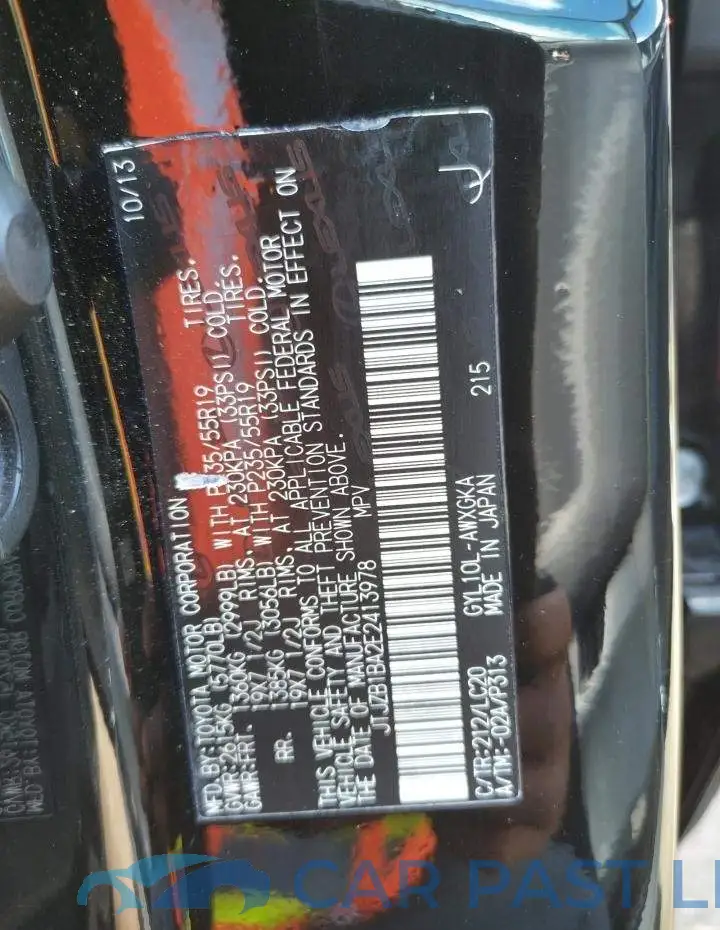 JTJZB1BA2E2413978# 13