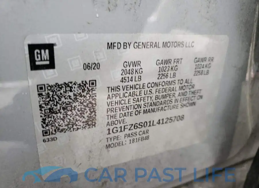 1G1FZ6S01L4125708# 13
