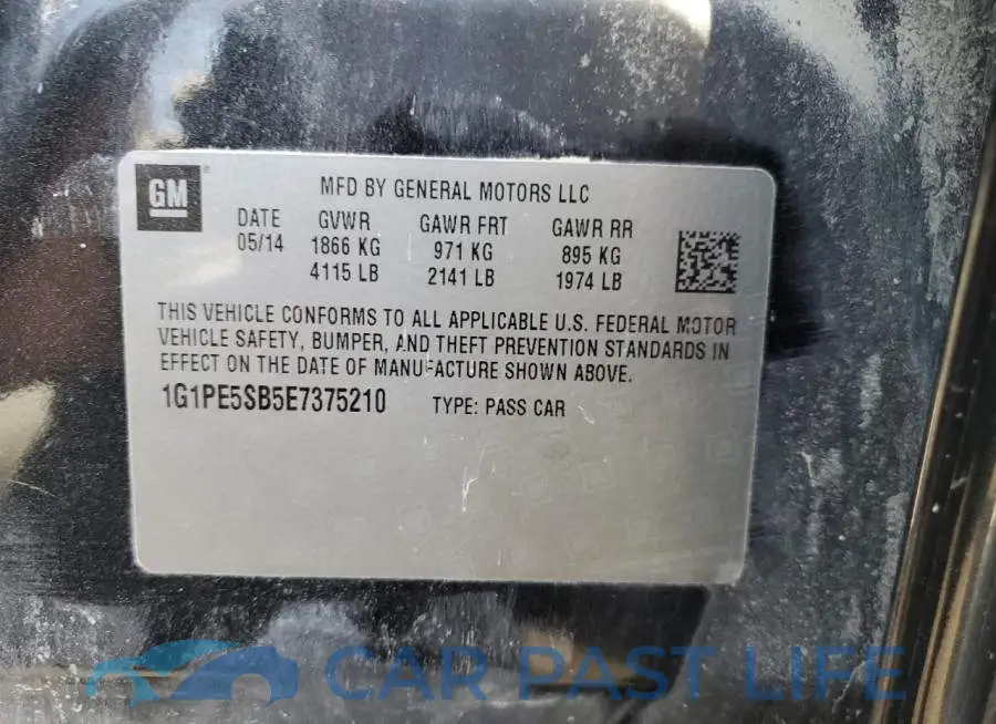 1G1PE5SB5E7375210# 12