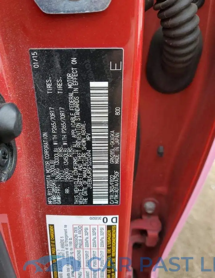 JTEBU5JR5F5232494# 13