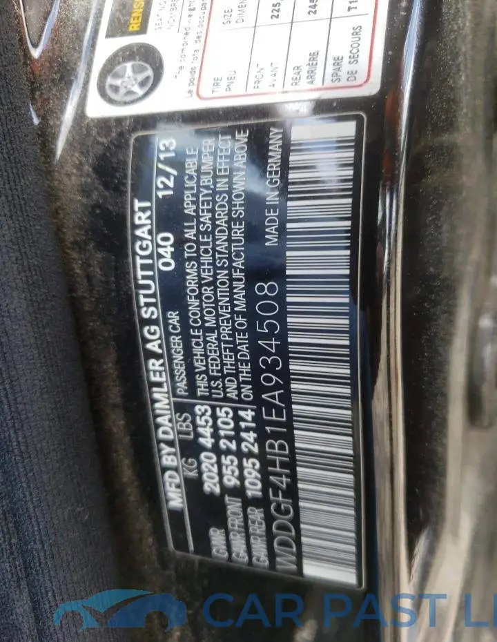 WDDGF4HB1EA934508# 12