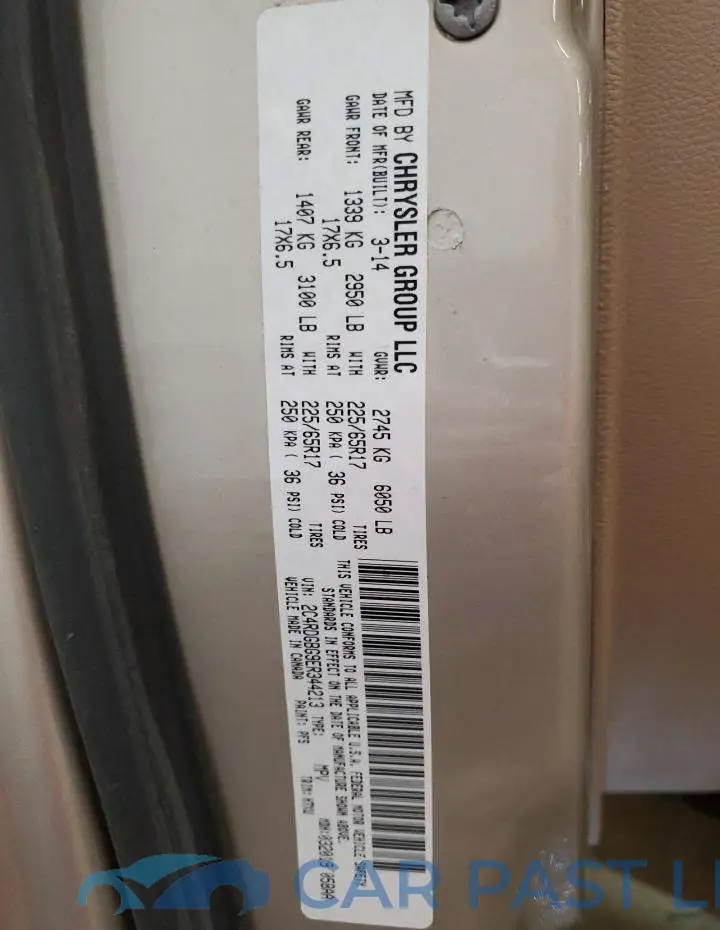 2C4RDGBG9ER344213# 14