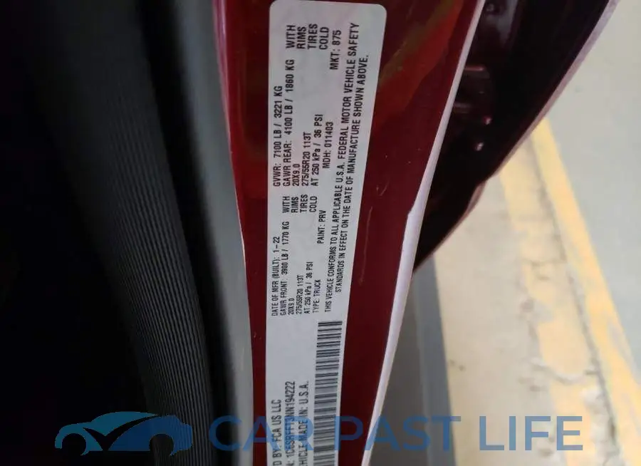1C6SRFFT3NN194222# 12