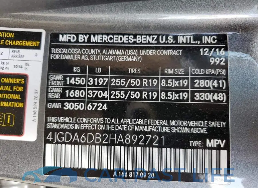 4JGDA6DB2HA892721# 14