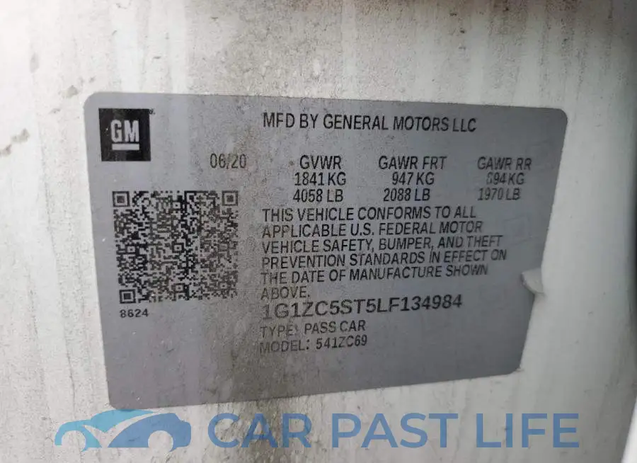1G1ZC5ST5LF134984# 12