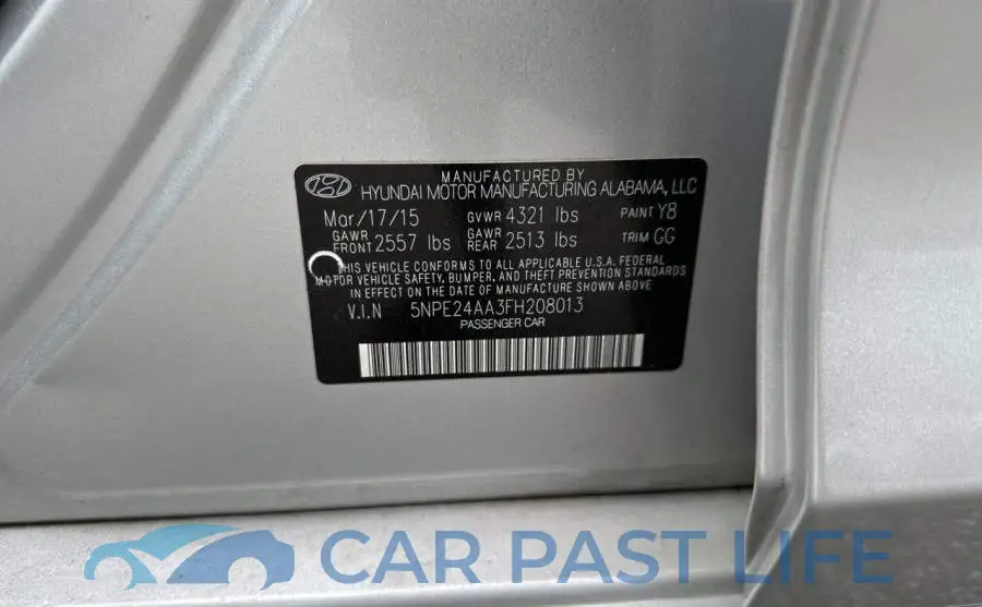 5NPE24AA3FH208013# 10