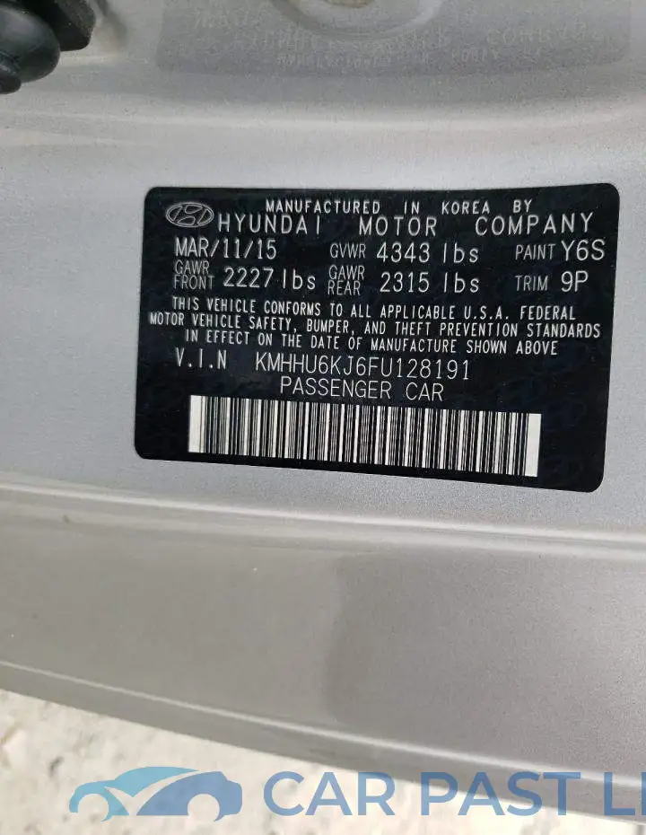 KMHHU6KJ6FU128191# 13