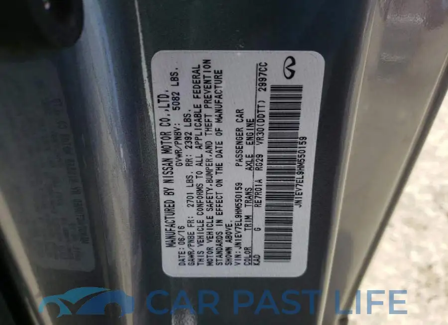 JN1EV7EL9HM550159# 12