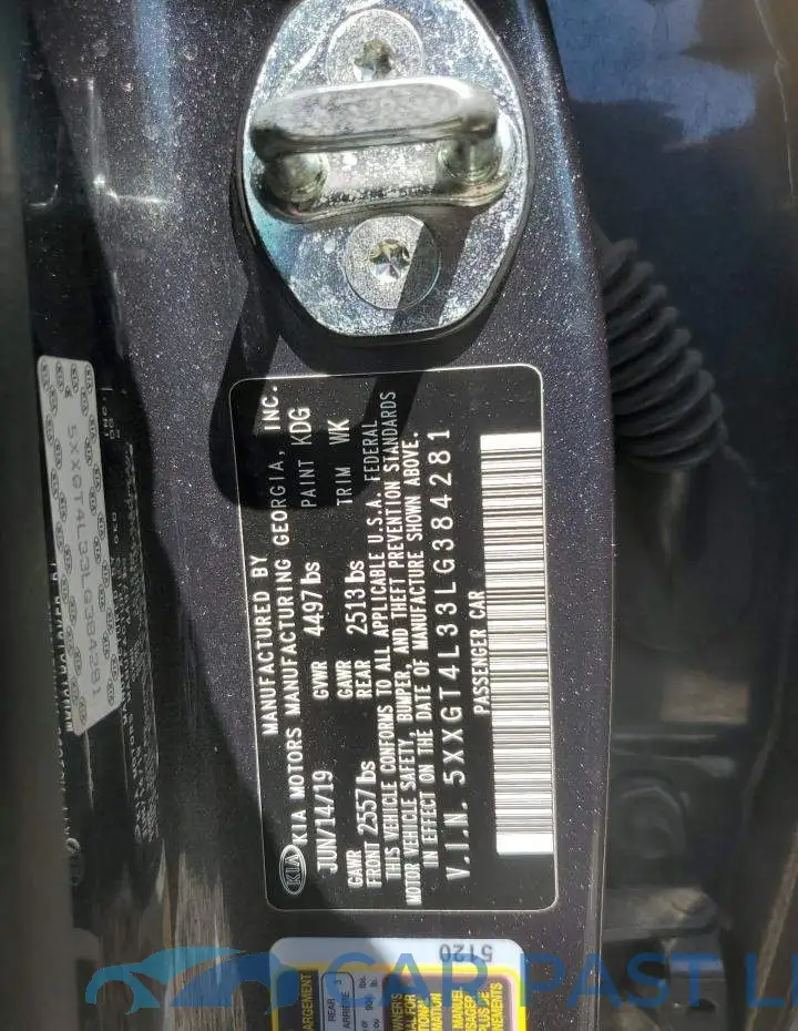 5XXGT4L33LG384281# 12