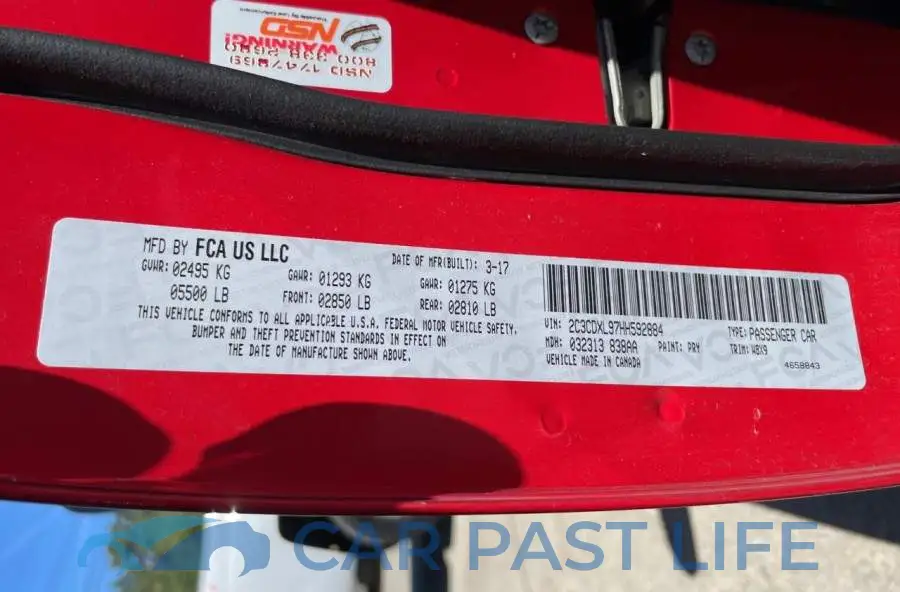 2C3CDXL97HH592884# 10