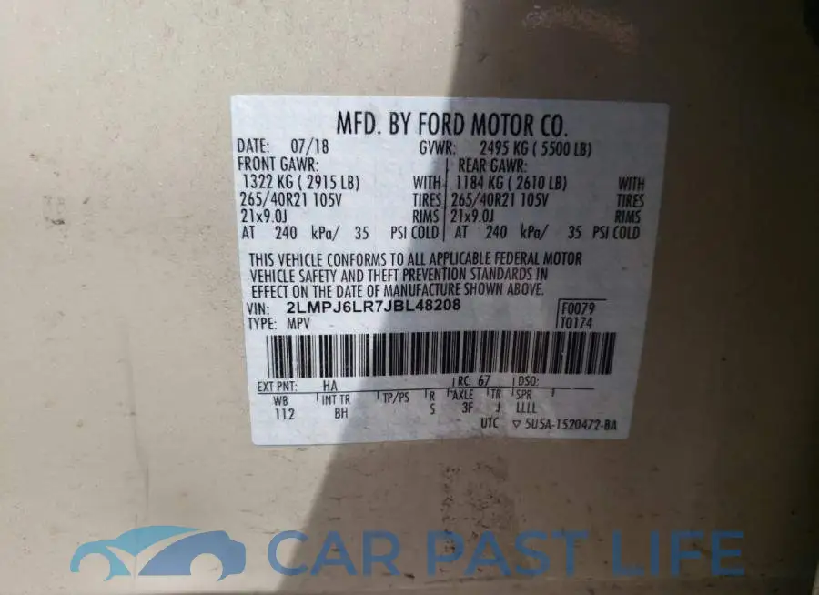 2LMPJ6LR7JBL48208# 12