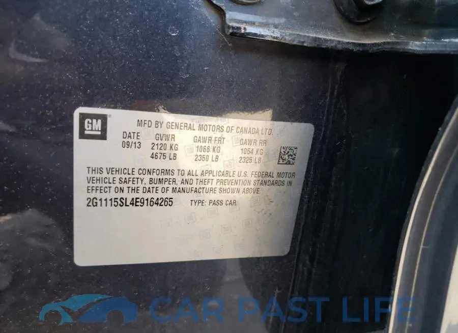 2G1115SL4E9164265# 12