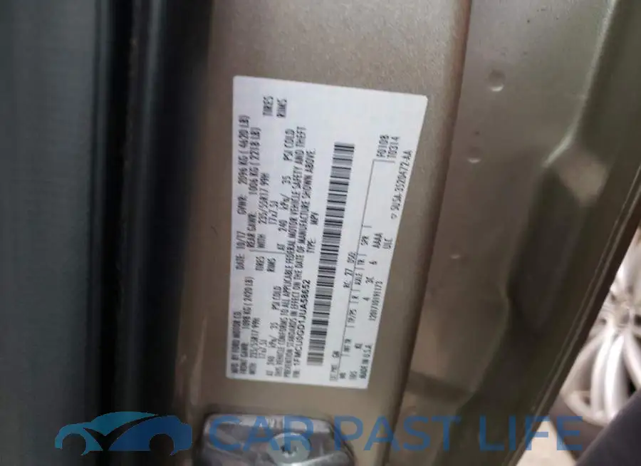 1FMCU0GD1JUA58652# 12