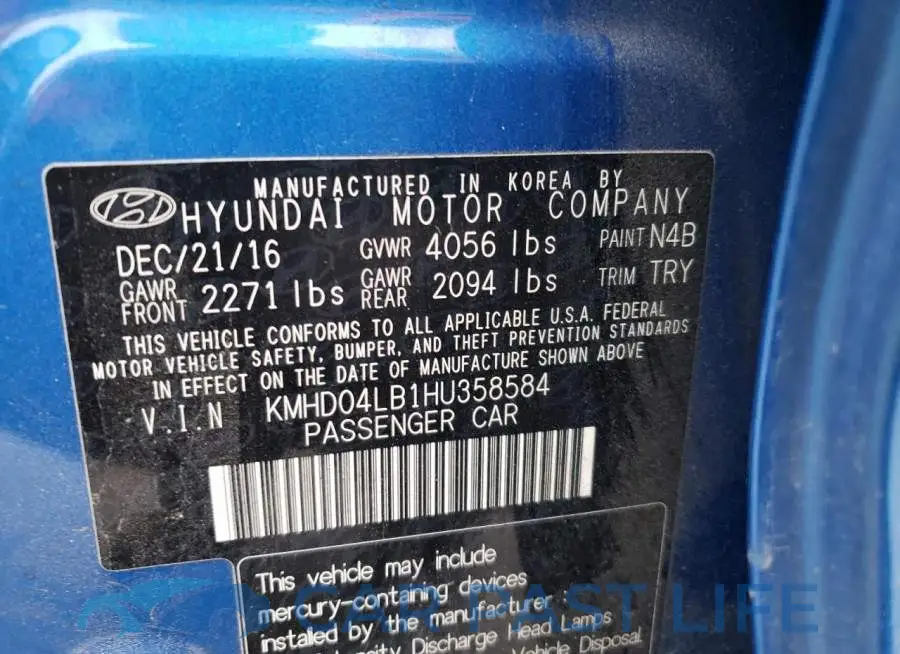 KMHD04LB1HU358584# 12