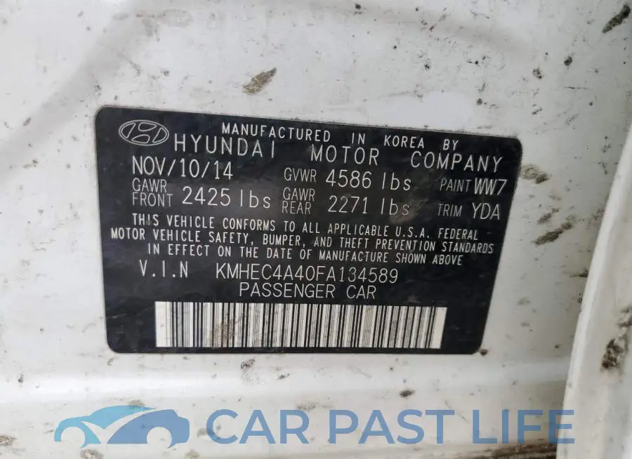 KMHEC4A40FA134589# 12