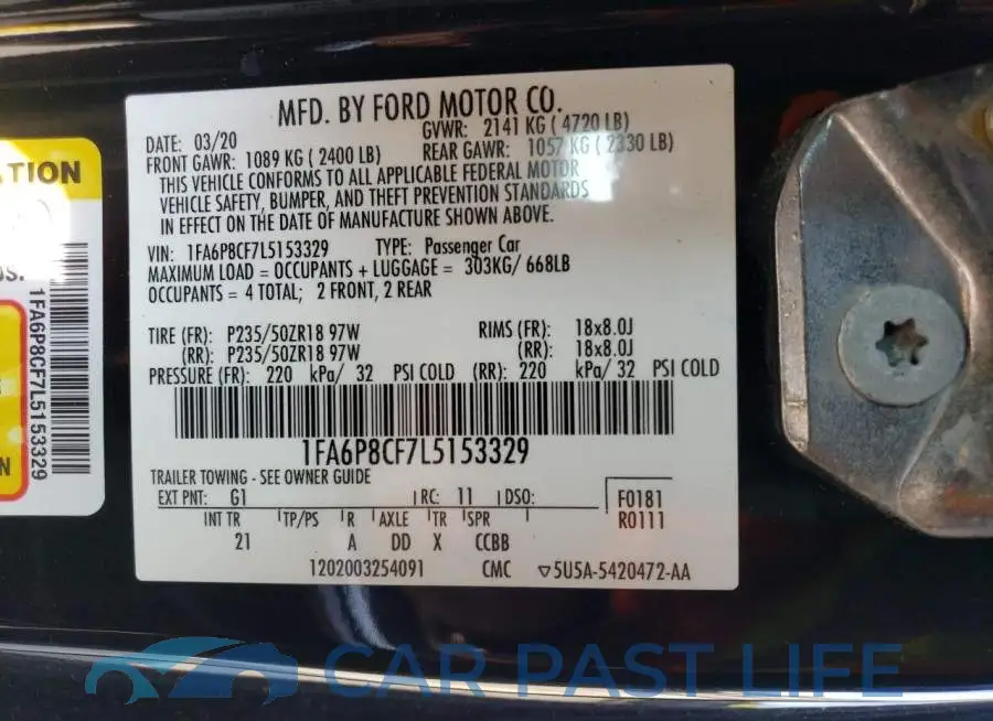 1FA6P8CF7L5153329# 12