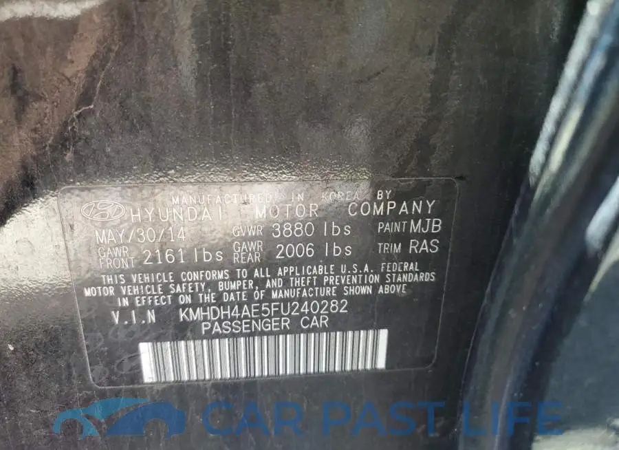 KMHDH4AE5FU240282# 12