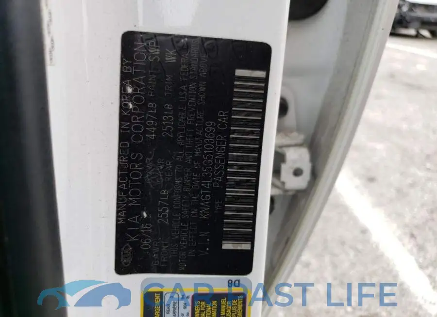 KNAGT4L35G5103699# 12