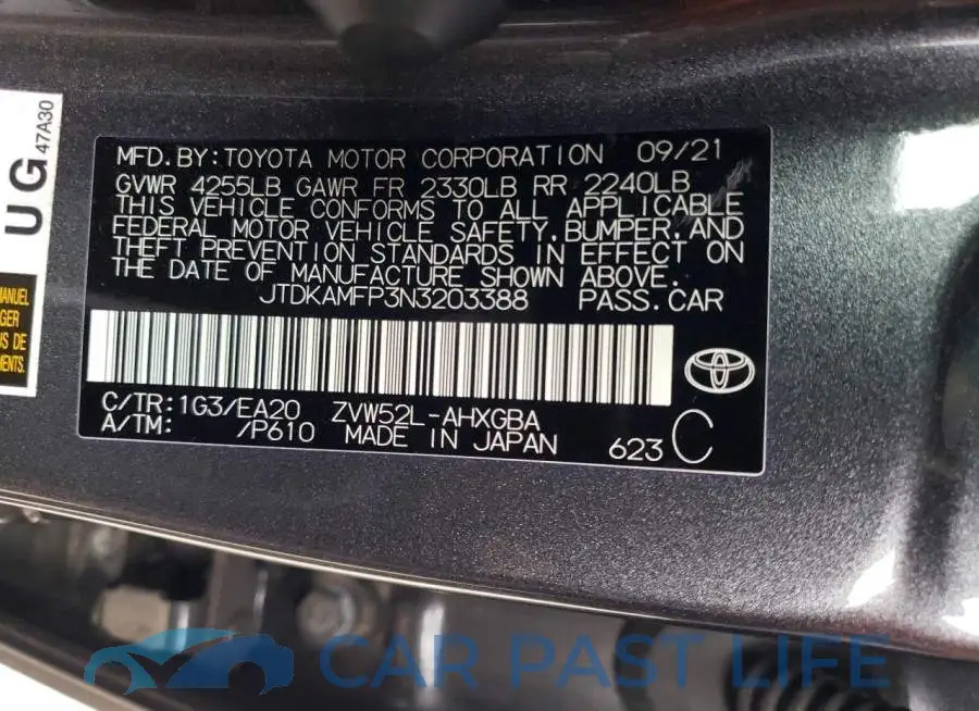 JTDKAMFP3N3203388# 14