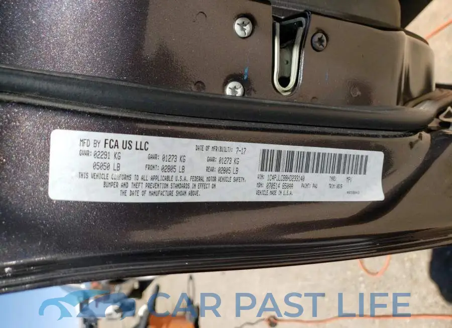 1C4PJLCB8HD233140# 12